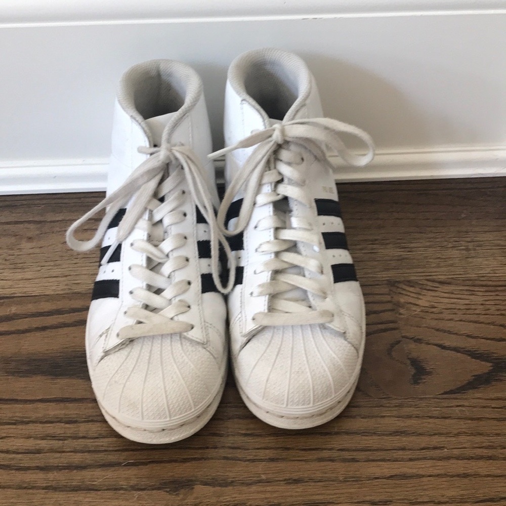 Adidas hightop sneakers